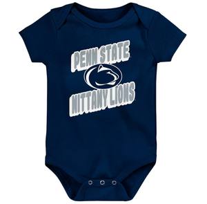 Traje de bebé Penn State Nittany Lions, mono transpirable de algodón suave de una pieza para el día del juego - Product Image 1
