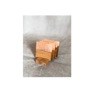 Posavasos de piedra de madera y resina forma cuadrada color oscuro para utensilios de cocina y restaurantes uso gran oferta - Product Image 6