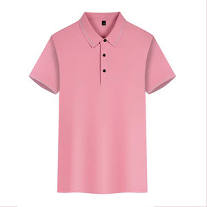 เสื้อโปโลผู้ชายแขนสั้นออกแบบเองแบรนด์โรงงานคุณภาพสูงฤดูร้อน - Product Image 2