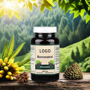OEM disesuaikan Trans Resveratrol ekstrak biji anggur mencerahkan antioksidan kapsul kecil untuk dewasa 60 hitungan 2000mg dosis - Product Image 1