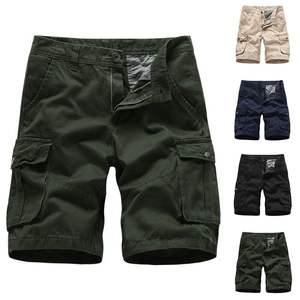 2023 haute qualité 100% coton lourd Jet noir couleur homme Shorts haute rue ample décontracté Shorts 4 poches élégant troncs homme - Product Image 2