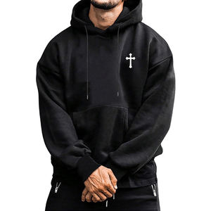 Sudadera con Capucha Extra Grande, Gruesa, Unisex, Estilo Desgastado, de Algodón Cómodo, Personalizada, Informal, para Hombre - Product Image 1