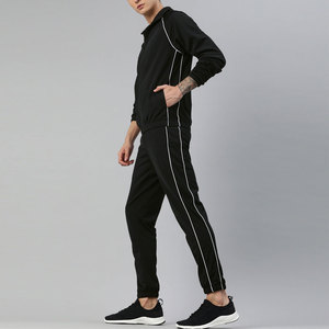 Ensemble survêtement de jogging respirant à manches longues vêtements de sport pour activités de plein air disponibles pour hommes vente en gros - Product Image 2