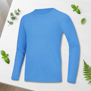 Rashguard BJJ MMA pour garçons, manches longues, compression, séchage rapide, imperméable, spandex anti-déchirure pour grappling et sparring - Product Image 2