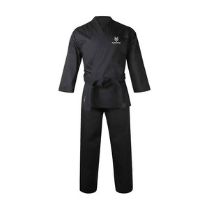 Conjunto de uniforme de Karate ligero unisex para adultos costuras reforzadas con posición frontal del logotipo - Product Image 1