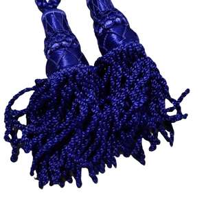 Cuerda de púlpito con peso de Christian Brands en azul Silk Drone Cords - Product Image 2