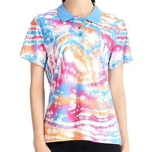 Polos estampados hechos en Pakistán 100% algodón para mujer de alta calidad nueva moda algodón poliéster mujeres polos estampados - Product Image 1
