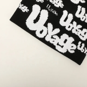 Gorro de punto de invierno Unisex de alta calidad personalizado OEM, Gorras acrílicas negras, logotipo bordado, estilo Hip Hop de moda para viajes - Product Image 5