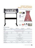 Máquina cortadora de pegatinas MYCUT MK1200 cortadora de vinilo básica plotter de 4 pies