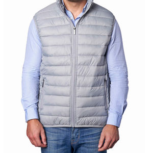 Chaleco acolchado informal de invierno para hombre, transpirable, ecológico, de lona de alta calidad, a prueba de viento - Product Image 1