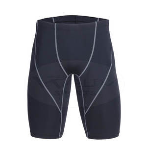 2025 nouveau short de compression taille moyenne respirant sur mesure de haute qualité pour hommes Style décontracté marque privée à vendre - Product Image 1