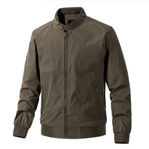 Chaqueta Bomber Clásica de Lona con Capucha, Secado Rápido, Ligera, Ajuste Cómodo, Estilo Urbano, Sensación Suave, Unisex, Estilo de Vida Activo - Product Image 3