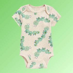 Combinaison à manches courtes en bambou 100% biologique, teinte sur mesure, en coton biologique, vêtements pour bébé en coton de feuille de bambou, combinaisons pour bébé - Product Image 1