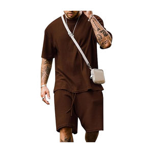 Ensembles d'été pour hommes 100% coton personnalisés respirants de haute qualité Premium 250 GSM BILAZZO SPORT Style urbain - Product Image 5