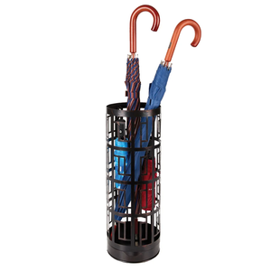 Porte-parapluie de forme ronde en métal de qualité exportée avec revêtement en poudre fini à des prix abordables porte-parapluie en métal pour la maison - Product Image 1