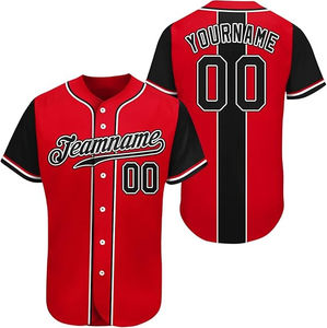 Maillot de baseball pour hommes Chemises simples personnalisées Boutons Ensembles d'uniformes de sublimation Personnalisé Prix de gros Maillot de baseball pour hommes - Product Image 1