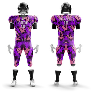Offre spéciale, logo personnalisé, ensemble de maillots de football américain pour garçons, uniformes manches courtes respirants taille plus, vente en ligne - Product Image 4