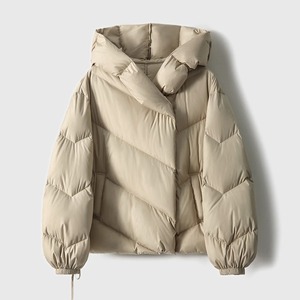Vente en gros de veste matelassée pour femmes personnalisée veste d'hiver coupe-vent tendance veste polaire décontractée de haute qualité - Product Image 2
