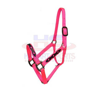 Cabeza de caballo de lujo, cabeza de caballo, cuello de caballo iluminado, Halter ajustable de nailon - Product Image 5