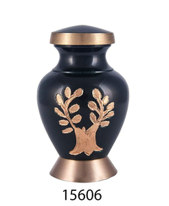 Hermosa Urna Conmemorativa de Latón para Cenizas de Cremación que Brinda Fuerza Emocional y un Tributo Conmemorativo Duradero - Product Image 2