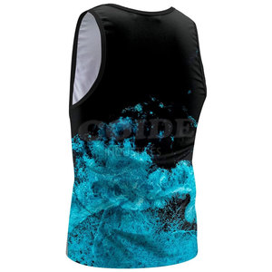 Débardeur Homme Tendance 2025 100% Polyester Séchage Rapide Conception Personnalisée OEM ODM Vêtements de Fitness Fournisseur d'Usine - Product Image 4