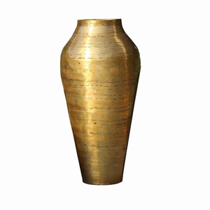 Vases décoratifs et pichet en métal pour plancher de jardin de restaurant nouveau vase à fleurs en métal de décoration d'intérieur de créateur - Product Image 5