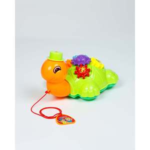 Soft Plastic <b>PULL</b> <b>Along</b> GEAR-O-TURTLE Educational Musical <b>Toy</b> Set - Product Image 1