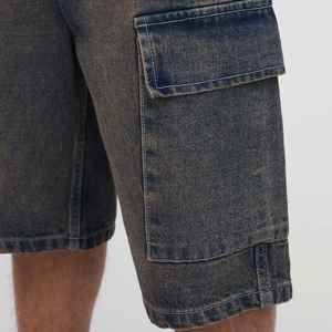 Shorts en jean respirants pour hommes, personnalisables, haute qualité, design et logo sur mesure acceptés - Product Image 6