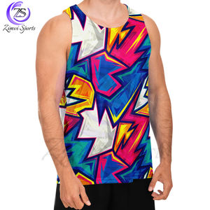 Multi Color Good Supplier OEM ODM Service With Reasonable Price Comfortable Best Quality Newest Design <b>Men</b> <b>Tank</b> <b>Tops</b> - Product Image 5