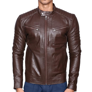 Veste de moto imperméable et respirante de meilleure qualité pour homme, col en peau de mouton en toile noire, design de support pour motocross, nouveauté - Product Image 1