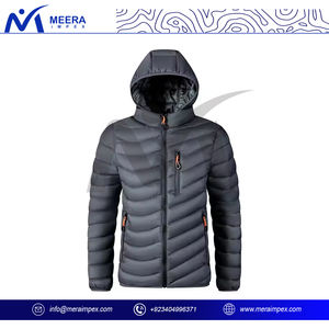 Chaqueta acolchada ultrasuave para hombre, con cuello levantado, diseño de calle a la moda para invierno, calidez aislada para viajes informales - Product Image 2