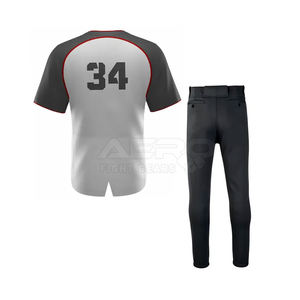 Uniformes de baseball de qualité supérieure Vêtements d'équipe surdimensionnés; Style d'ensemble respirant et grande taille - Product Image 4