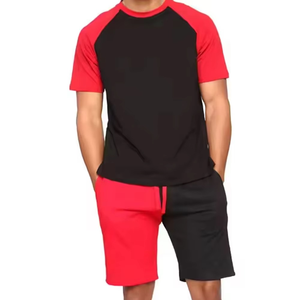 2026 Wholesale Custom New Arrival Cotton Jogging Sportswear Gym Tracksuit <b>And</b> <b>Short</b> 2 Piece <b>Shorts</b> Track Suit <b>Men</b> <b>T</b> <b>Shirt</b> Set - Product Image 1