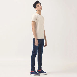 T-shirt respirant à manches courtes imprimé de logo personnalisé 100% coton pour hommes vente en gros bas prix meilleure qualité - Product Image 4