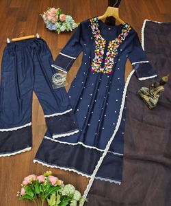 Rich look – collection de styliste résistant, imprimé, nouvelle collection de styliste à manches régulières kurti avec plaza fashion 2022 par vêtements ethniques - Product Image 2