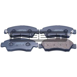 Set di pastiglie freno anteriori FEBEST (0301-EUF) - Product Image 1