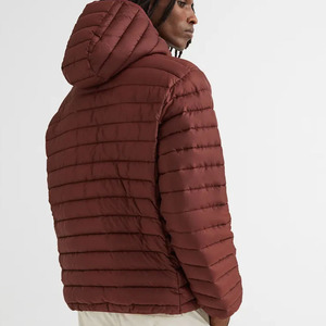 Veste matelassée décontractée pour homme en couleur unie 2025, streetwear, nouvelle mode, coupe-vent, veste matelassée pour homme - Product Image 3