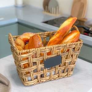 Foldable Hand-Woven Seagrass Storage Baskets Drawers with Customizable Colors for Bedroom Living Room or Laundry <b>Wardrobe</b> - Product Image 5