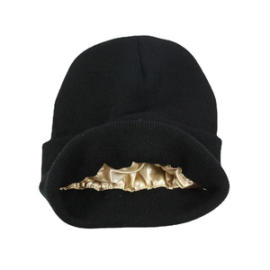 Gorro de punto de invierno unisex al por mayor, gorro de golf con logotipo personalizado, clima frío y gorros para ropa de calle, gorro alto para mantener el calor - Product Image 2