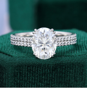 925 Sterling Silver Radiant Cut Moissanite Solitaire Wedding <b>Ring</b> Women's Huge Size Hidden Halo Engagement Gift Fine <b>Toe</b> <b>Ring</b> - Product Image 1