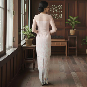 เสื้อคลุมเคบาย่าปักลายวินเทจเรียบง่าย สไตล์วายรัล ปี 2025 เป็นมิตรกับสิ่งแวดล้อม มีสินค้าพร้อมส่ง ราคาถูก - Product Image 4