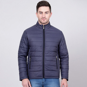 Nardon Apparel Chaqueta acolchada de algodón con capucha cálida de invierno para hombre con cuello levantado largo personalizado con cierre de cremallera - Product Image 1