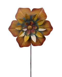 New Design Flower Leaf Shaped <b>Garden</b> Stick Wholesale Metal <b>Garden</b> <b>Stake</b> Elegant Iron Flower Plant Stick Durable Quality - Product Image 3