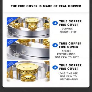 Hot Selling Stainless Steel Multi-Burner Portable Gas <b>Stove</b> - Product Image 5