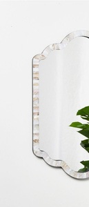 กระจกติดผนังสำหรับงานแต่งงานประดับมุกฝังทันสมัยทำด้วยมือไม่เหมือนใครสำหรับตกแต่งบ้านและสำนักงานอย่างมีสไตล์ในราคาที่ดีที่สุด - Product Image 2