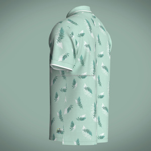 Chemises polo pour hommes Dry Fit Logo personnalisé Chemises de golf 100% Polyester Sublimation Blank Golf Polo T Shirt pour hommes - Product Image 5