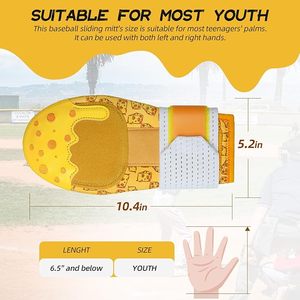 Nouveauté Gants de baseball universels en cuir/néoprène légers et durables pour la glisse, pour droitiers et gauchers - Product Image 6