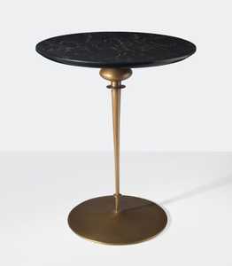 Ensemble de 3 petites tables d'appoint carrées dorées avec dessus en verre et tables d'appoint imbriquées en velours Meubles en marbre acrylique - Product Image 5