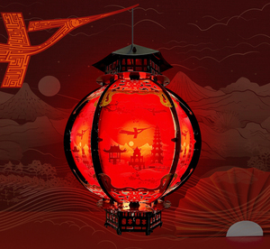 Linterna de bambú elegante, Diseño Artesanal de alta calidad para ocasiones festivas - Product Image 4