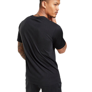 Venta al por mayor 100% algodón cuello redondo Camiseta para hombres peso pesado OEM ropa casual que absorbe la humedad de secado rápido Fitness estampado para uso en el gimnasio - Product Image 2